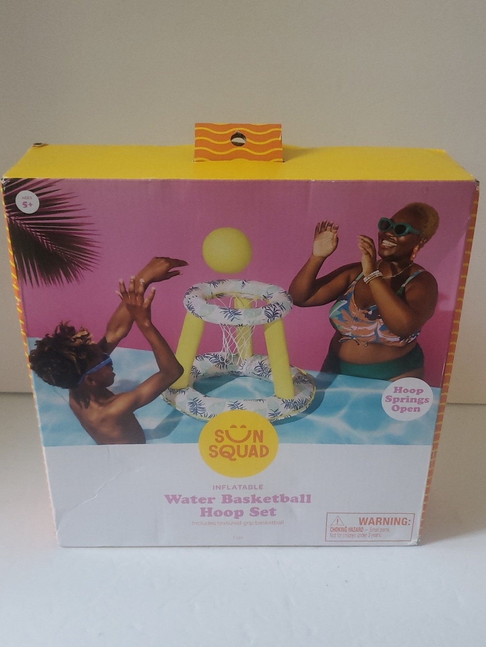 Inflattable Water Basketball Hoop Set For Pool New Sun Squad